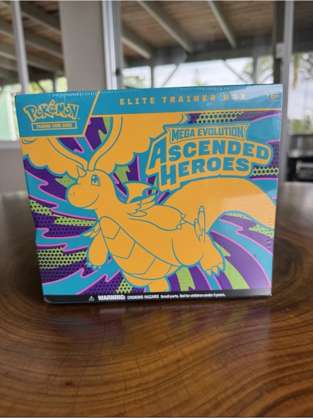 Pokemon Mega Evolution Ascended Heroes Elite Trainer Box - Yellow, Teal, Purple